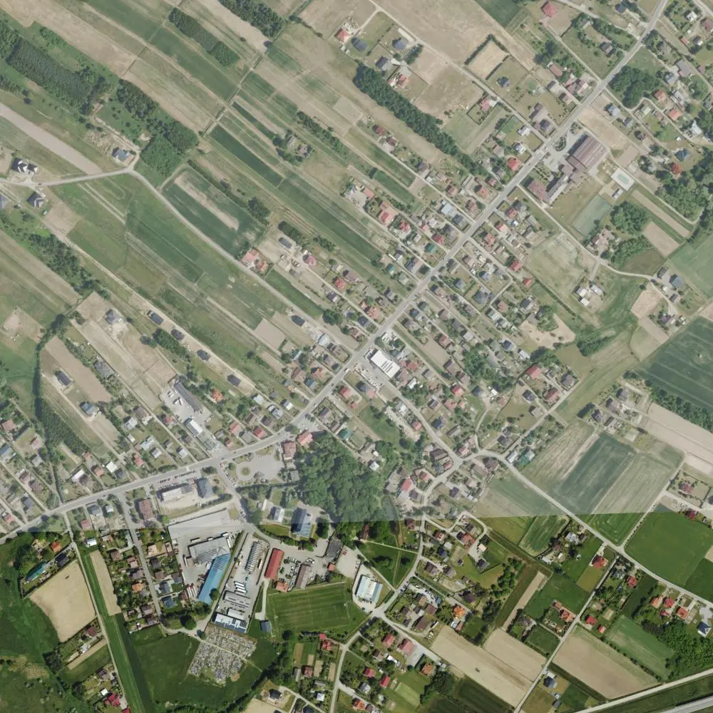 Zdjęcie lotnicze Żyrakowa
